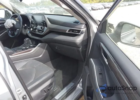 2021 Toyota Highlander Hybrid Limited из США, поврежденный, VIN 5TDDBRCH5MS015873